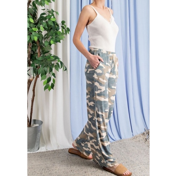 🤎Wide Leg Pants w/Pockets💚 - Picture 4 of 6